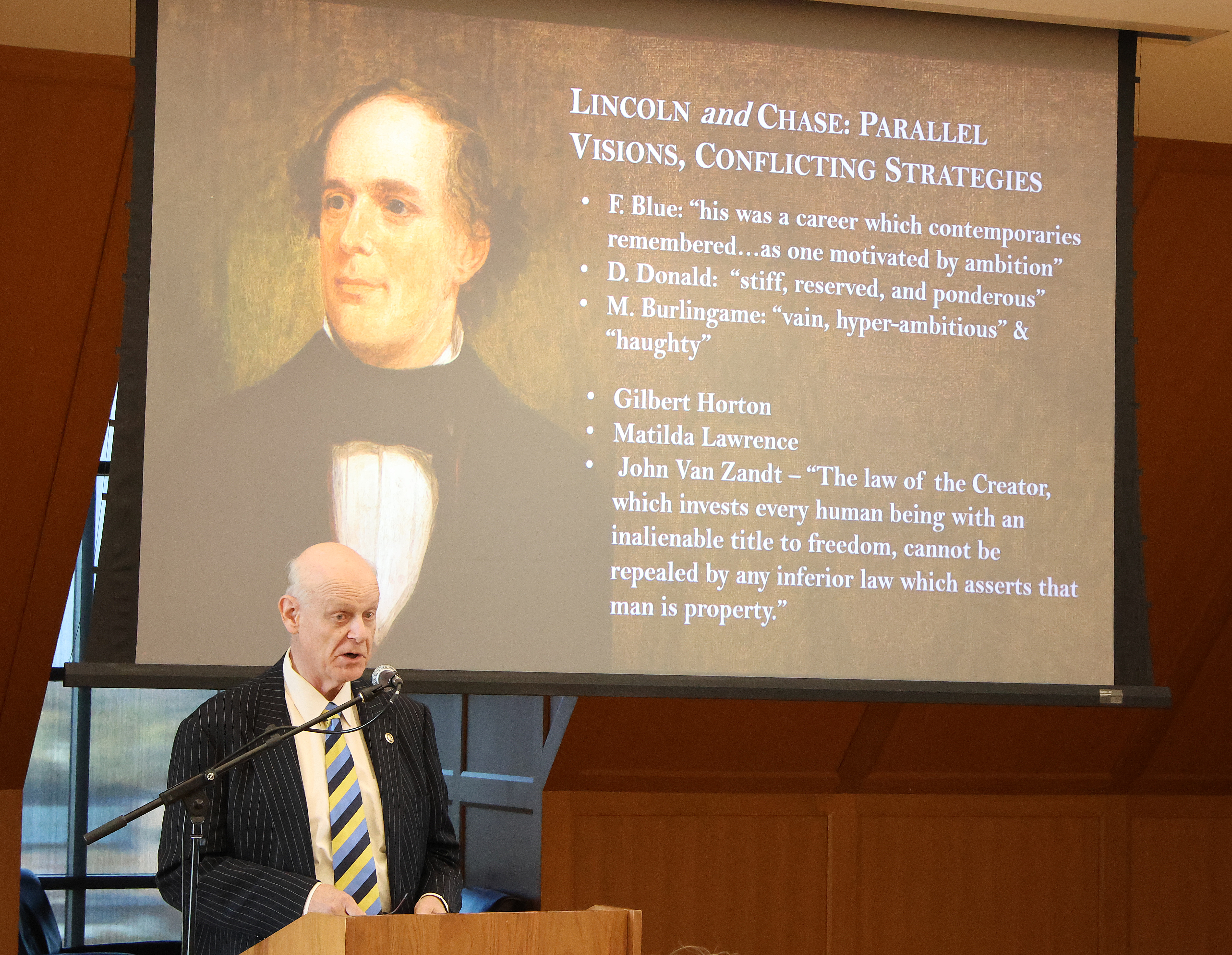 Allen Guelzo speaking