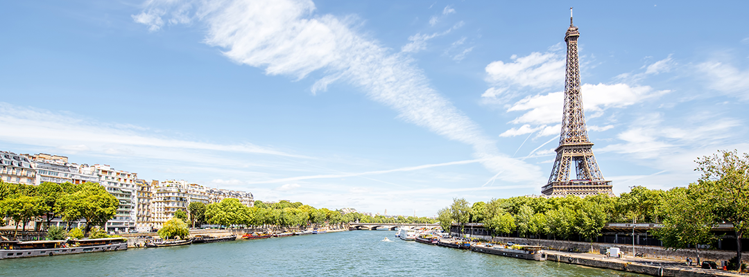 Paris France and the Eiffel Tower