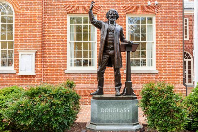 Statue of Frederick Douglass.