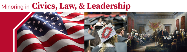 Minoring in Civics, Law, and Leadership banner