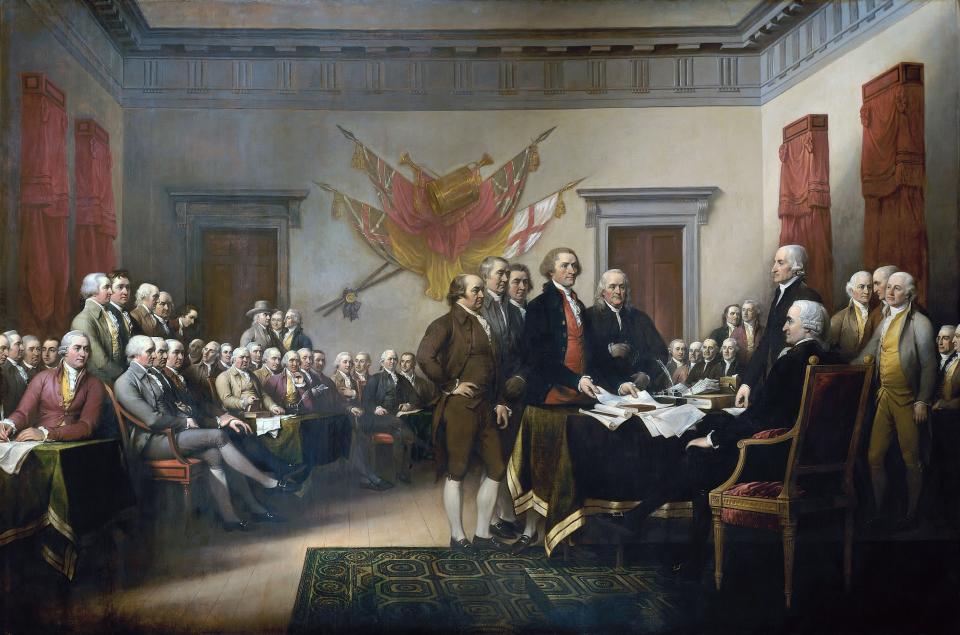 Declaration of Independence by Trumbull