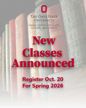 New Classes Announced, Register October 20 for Spring 2026